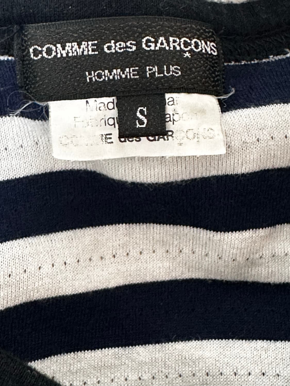 꼼데가르송 옴므 플러스 트리콧 타오 준야 롱슬리브 상품이미지5