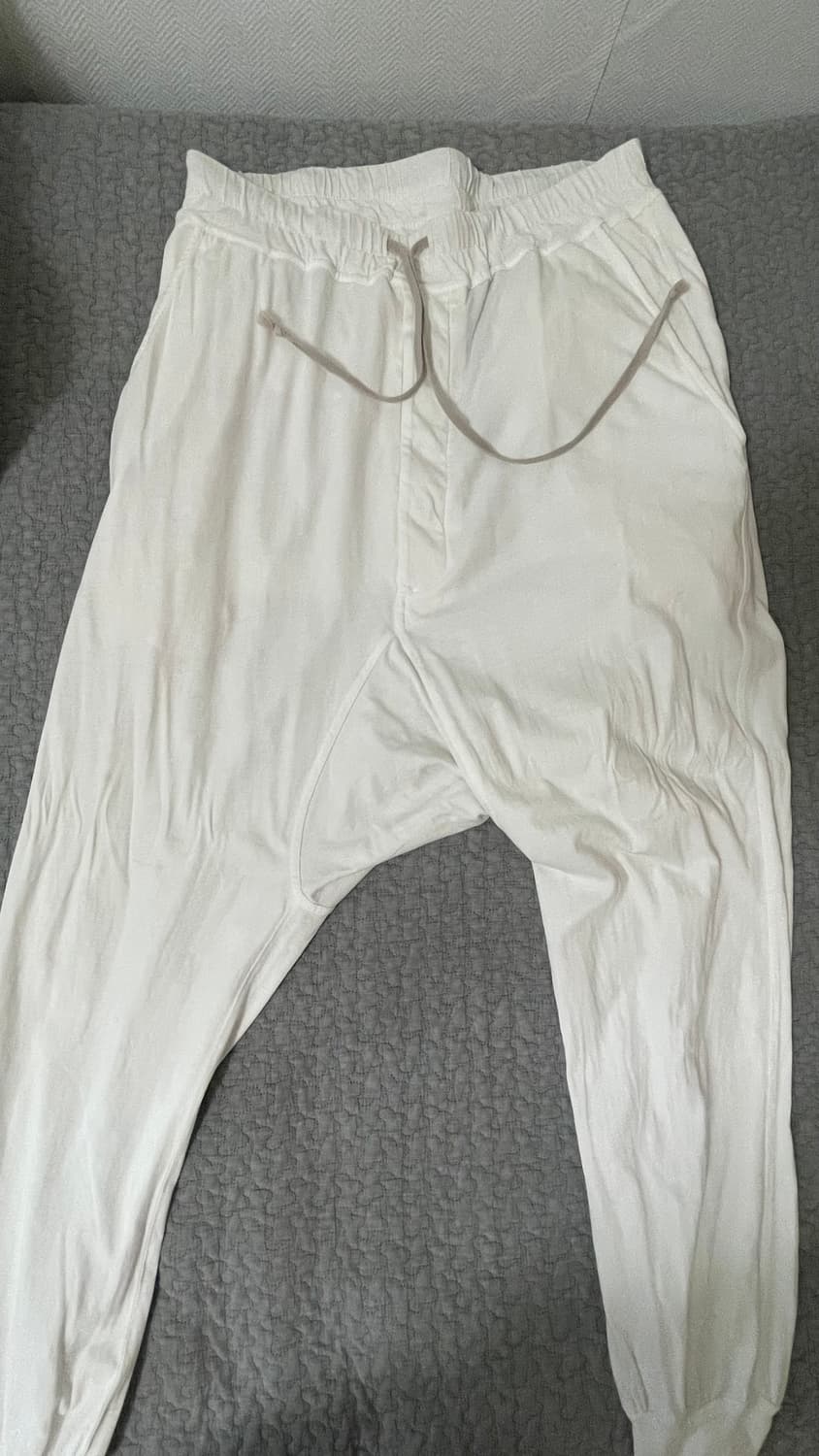 [s] 릭오웬스 프리즈너 조거팬츠 밀크 상품이미지1