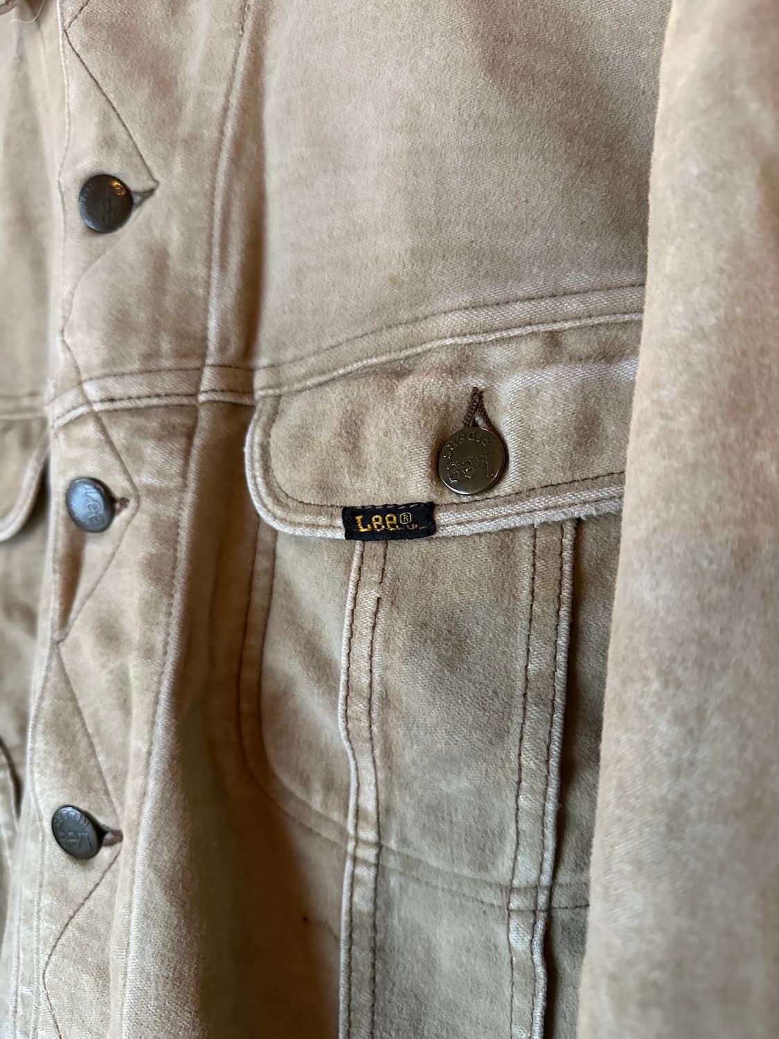 70s USA LEE 빈티지 리 웨스턴 몰스킨 자켓 101J 220J 상품이미지3
