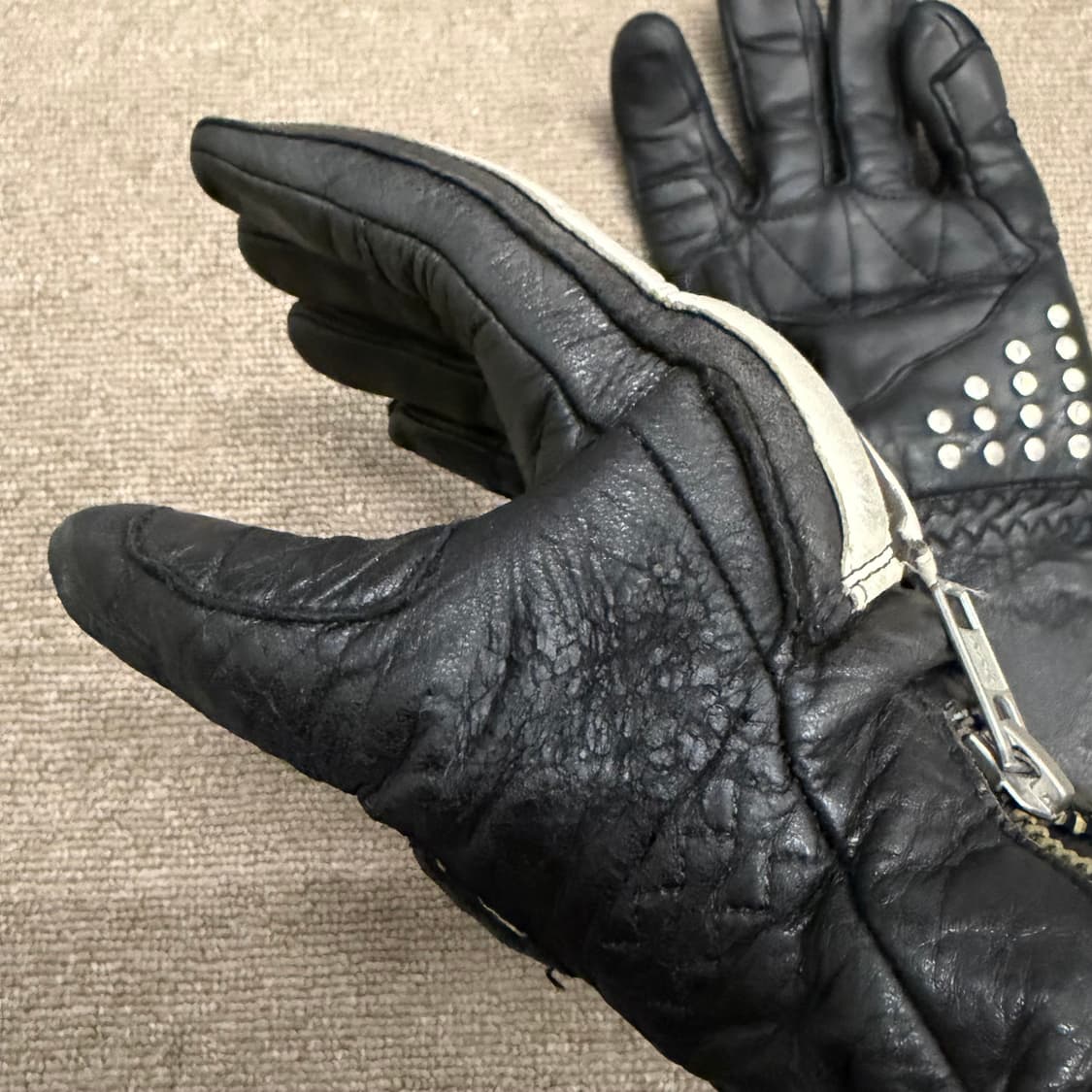 KADOYA BHR-SPEED1 카도야 빈티지 바이크 레더 장갑 상품이미지6