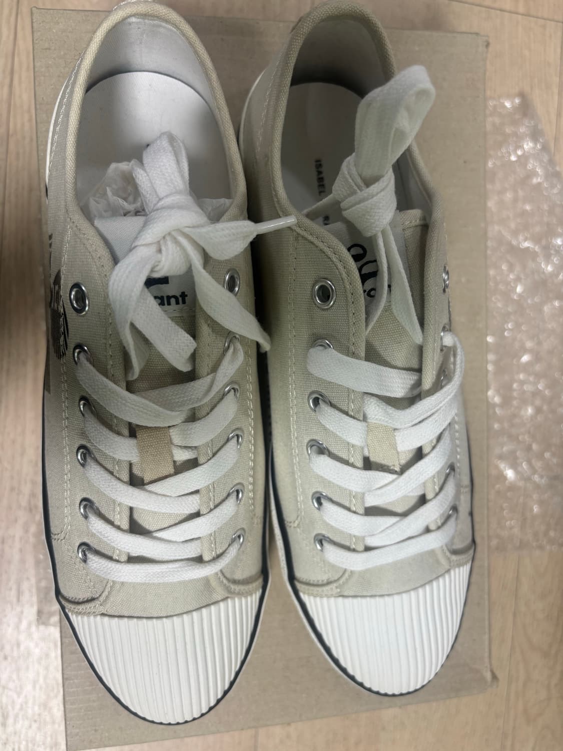 (새상품) 이자벨 마랑 빈쿠 캔버스 스니커즈(좌270,우265) 상품이미지6