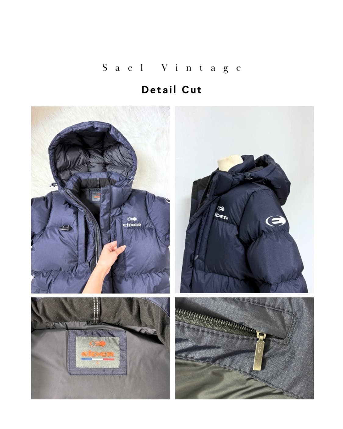 아이더 인더크 덕다운 자켓 – 숏패딩 (S) 상품이미지6