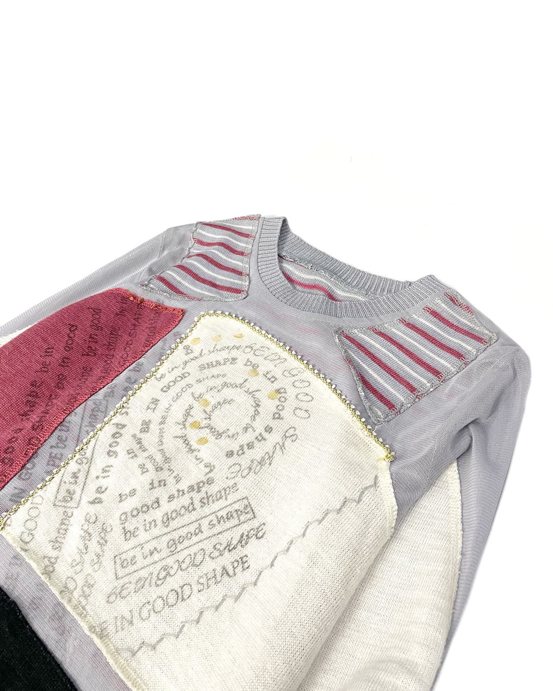 Vintage 패치워크 롱 슬리브리스 상품이미지3