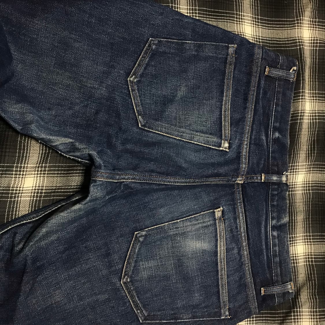 재팬 뷰티앤유스 유나이티드 에로우즈 버튼 플라이 페이딩 셀비지 데님 상품이미지6