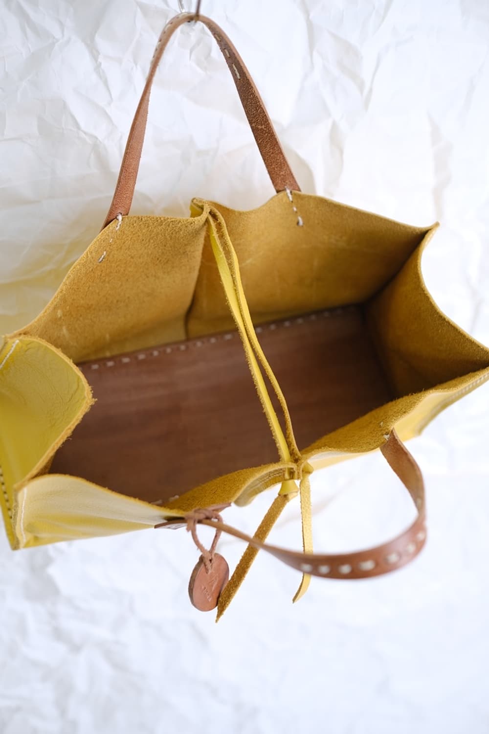 JPN handmade real leather tote bag 상품이미지3