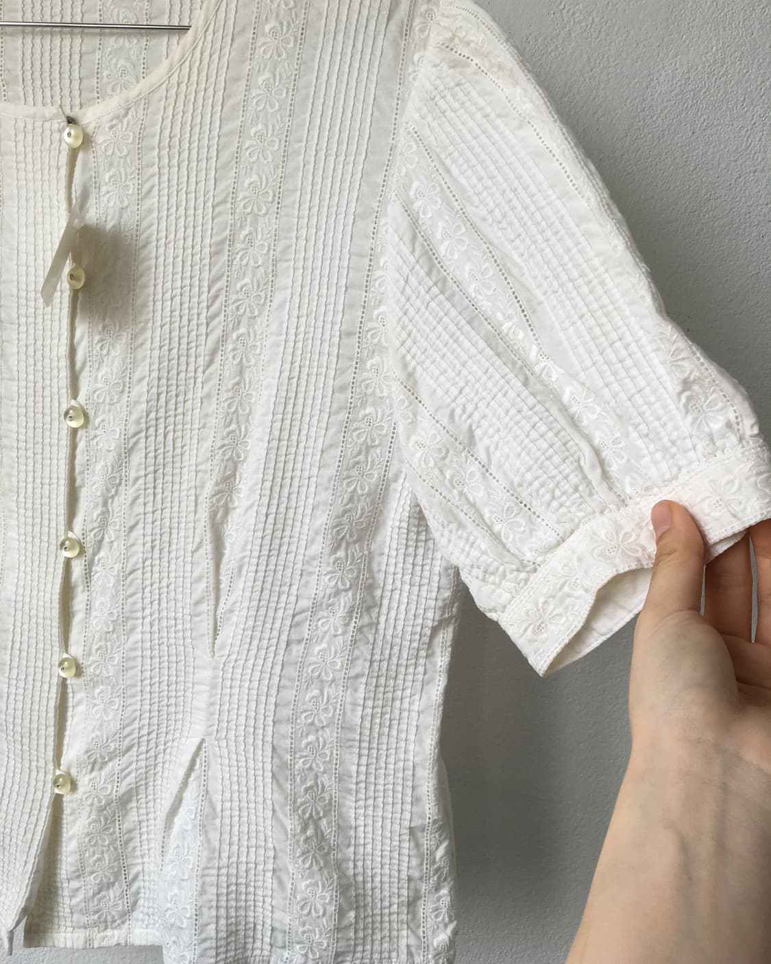 Pattern point blouse 상품이미지4