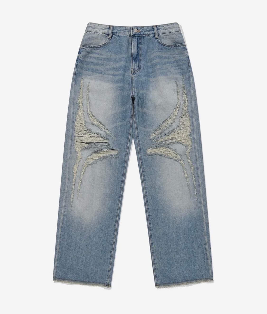 포스333 디스트로이드 데미지 데님팬츠 상품이미지1