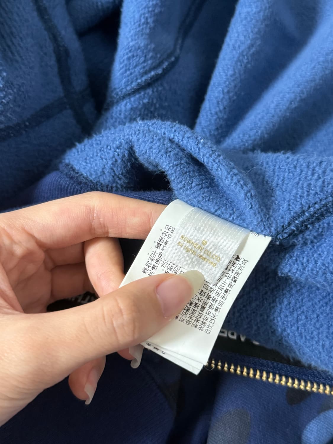 베이프 더블샤크 금장 후드집업M 상품이미지3