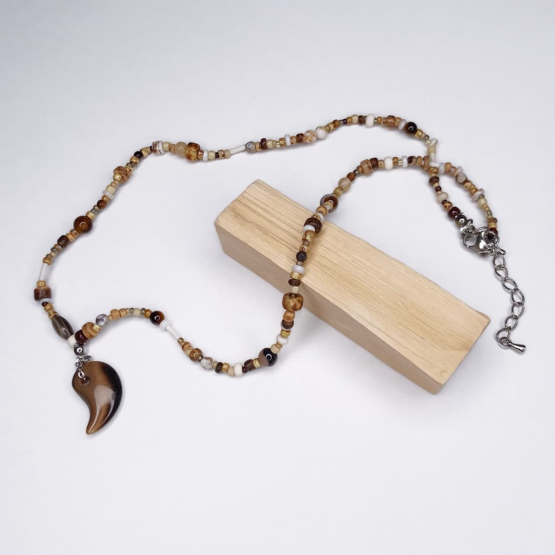 Gravel_Bark Necklace 상품이미지5