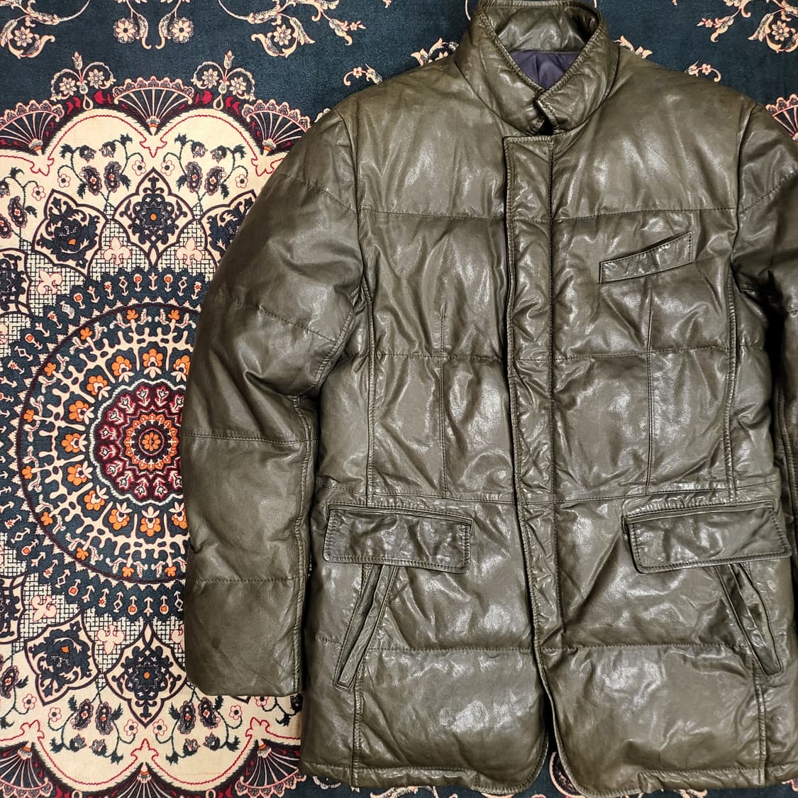 VanHart di Albazar 덕 다운 양가죽 패딩 자켓 (50) 상품이미지4