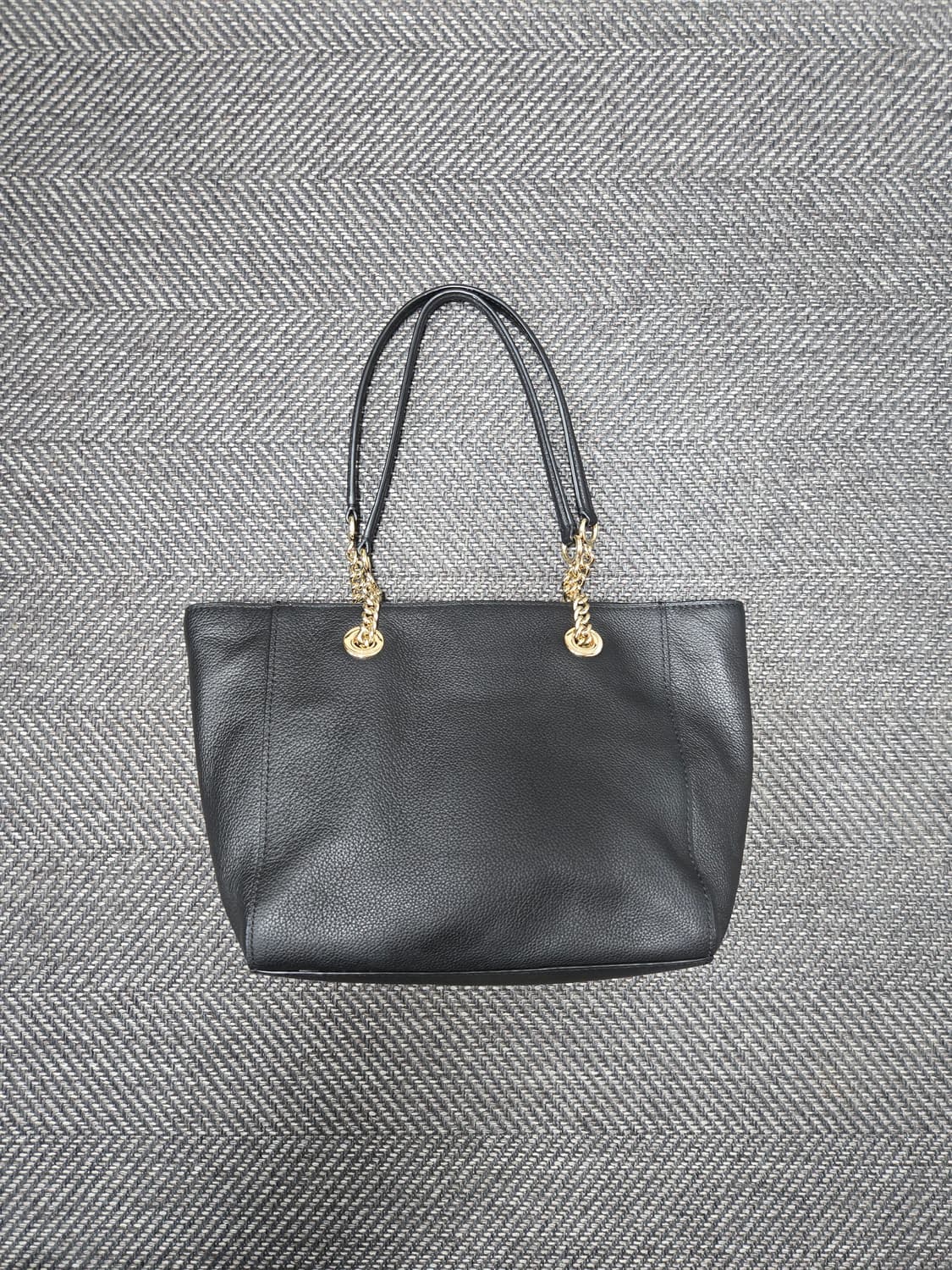 코치 COACH 블랙 체인 토트백 상품이미지3