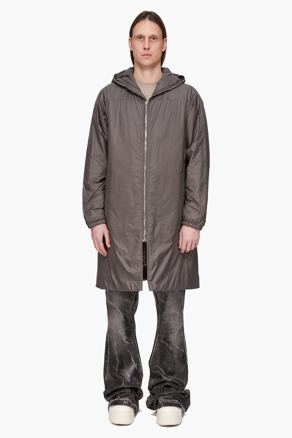 [M] 릭오웬스 25FW 윈드 브레이커 코트 그레이 상품이미지2