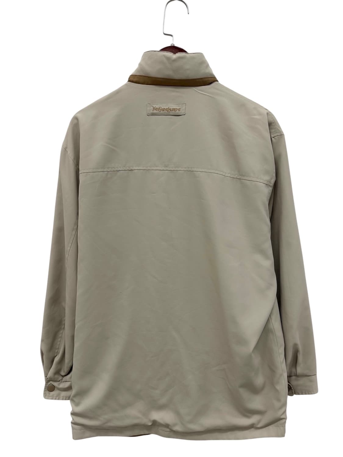 00s YSL 생로랑 리버시블 자켓 아이보리&베이지 (XL)  상품이미지6
