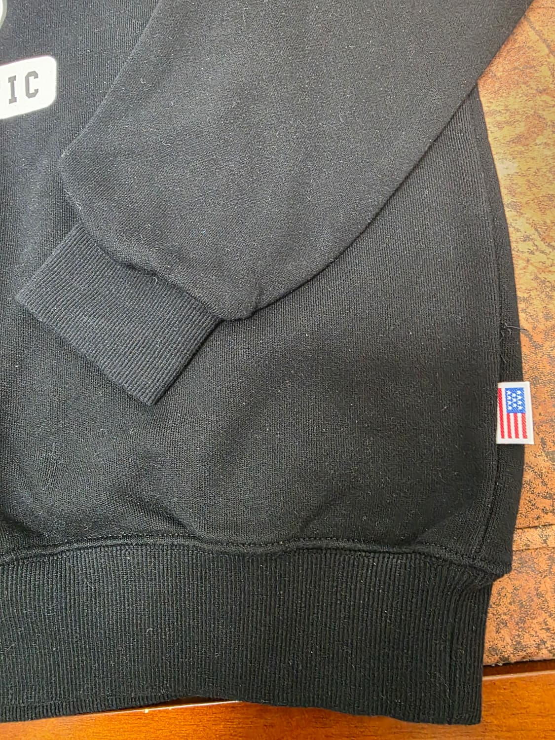 이벳필드 베츠 어센틱 맨투맨 블랙 M 상품이미지6