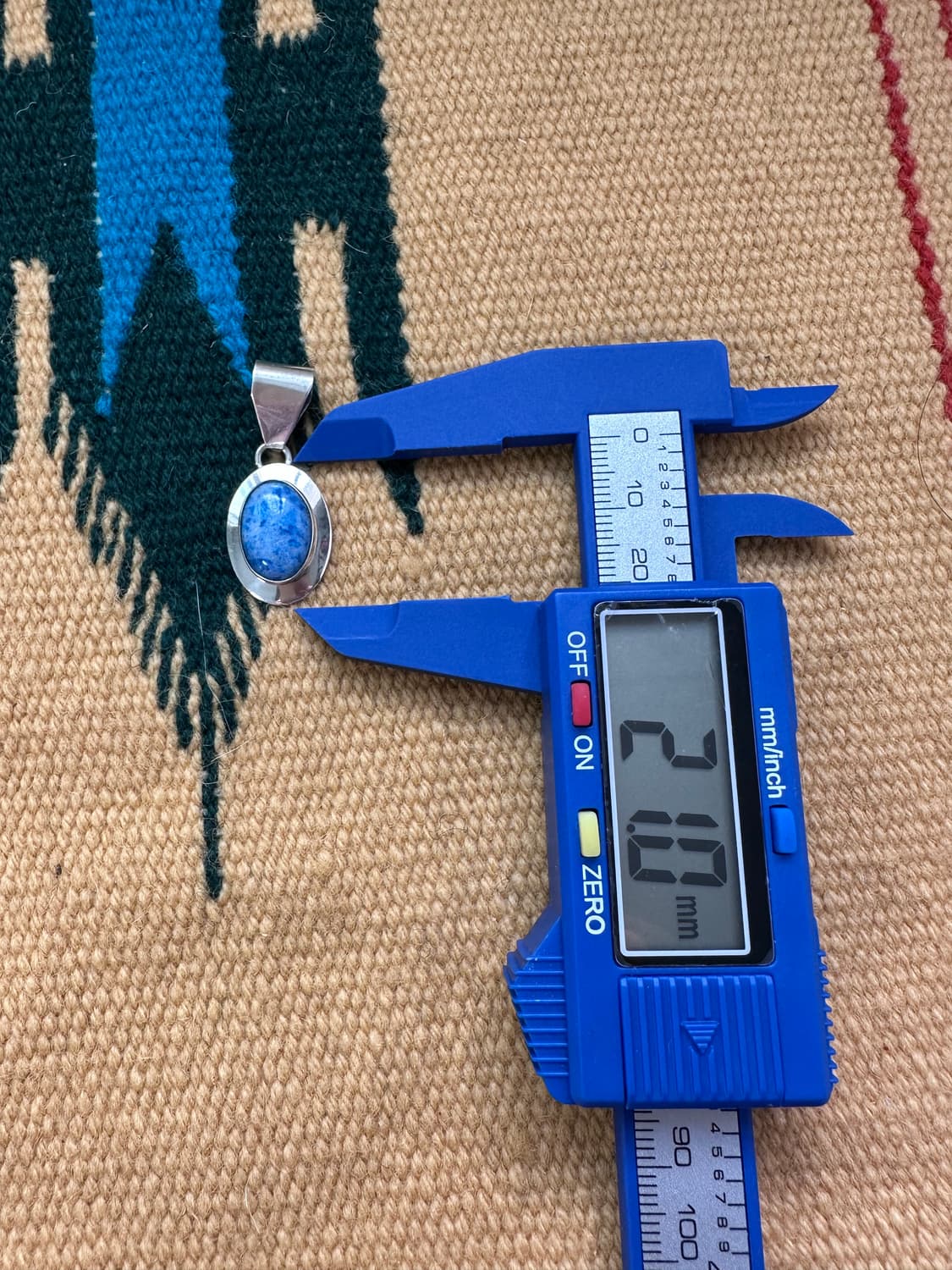 네이티브아메리칸 인디언주얼리 나바호 Ella Peter 라피즈 펜던트 상품이미지6