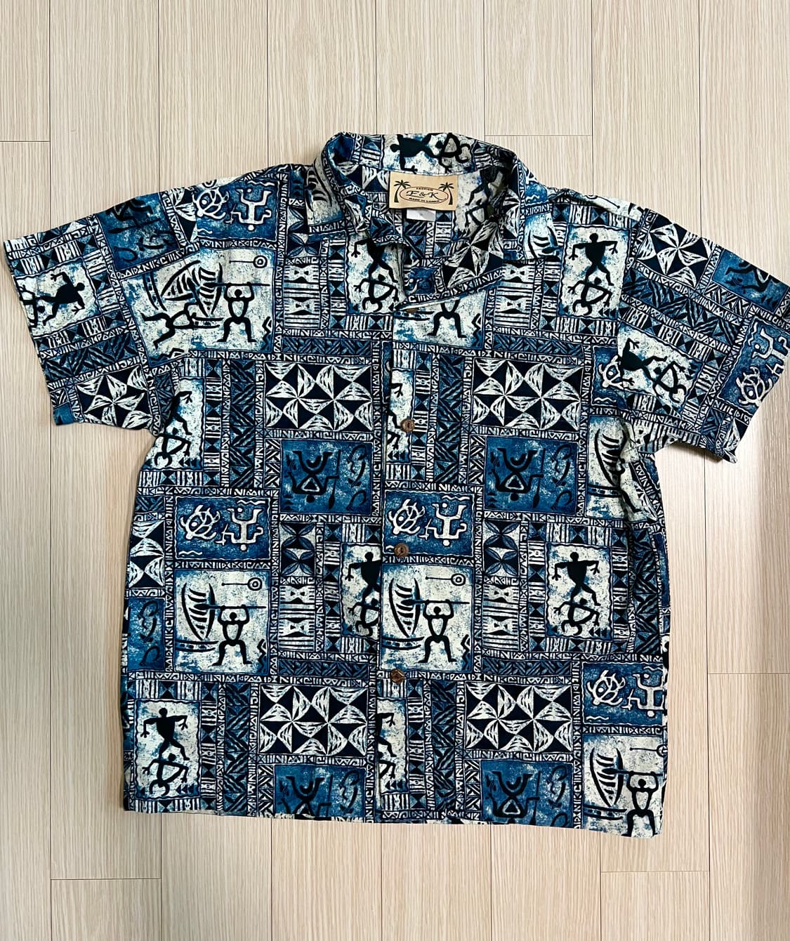 하와이안 여성 반팔 셔츠 MADE IN HAWAII 상품이미지1