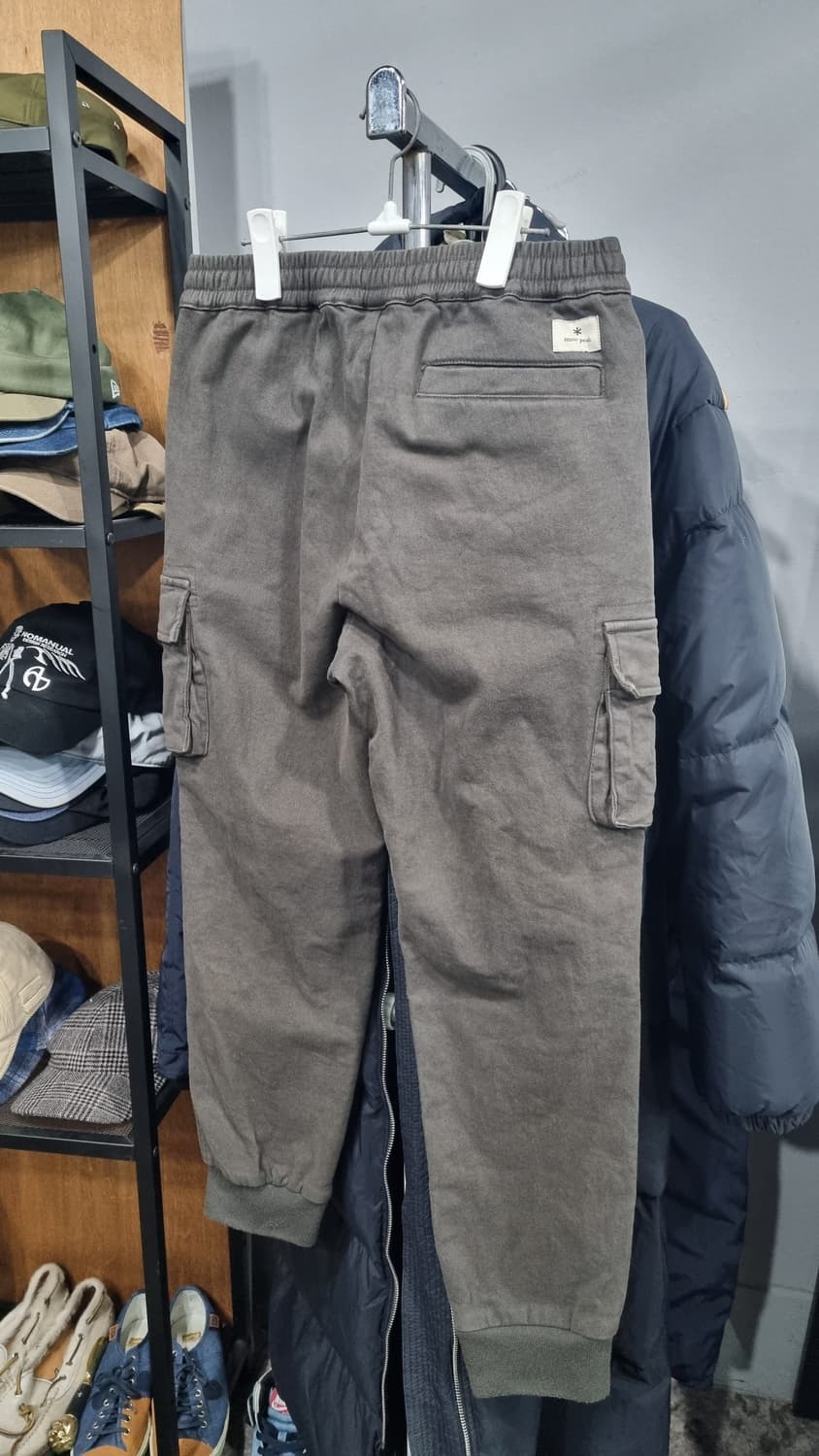 (snow peak) 차콜카키 기모 카고바지 30size 공용 상품이미지3