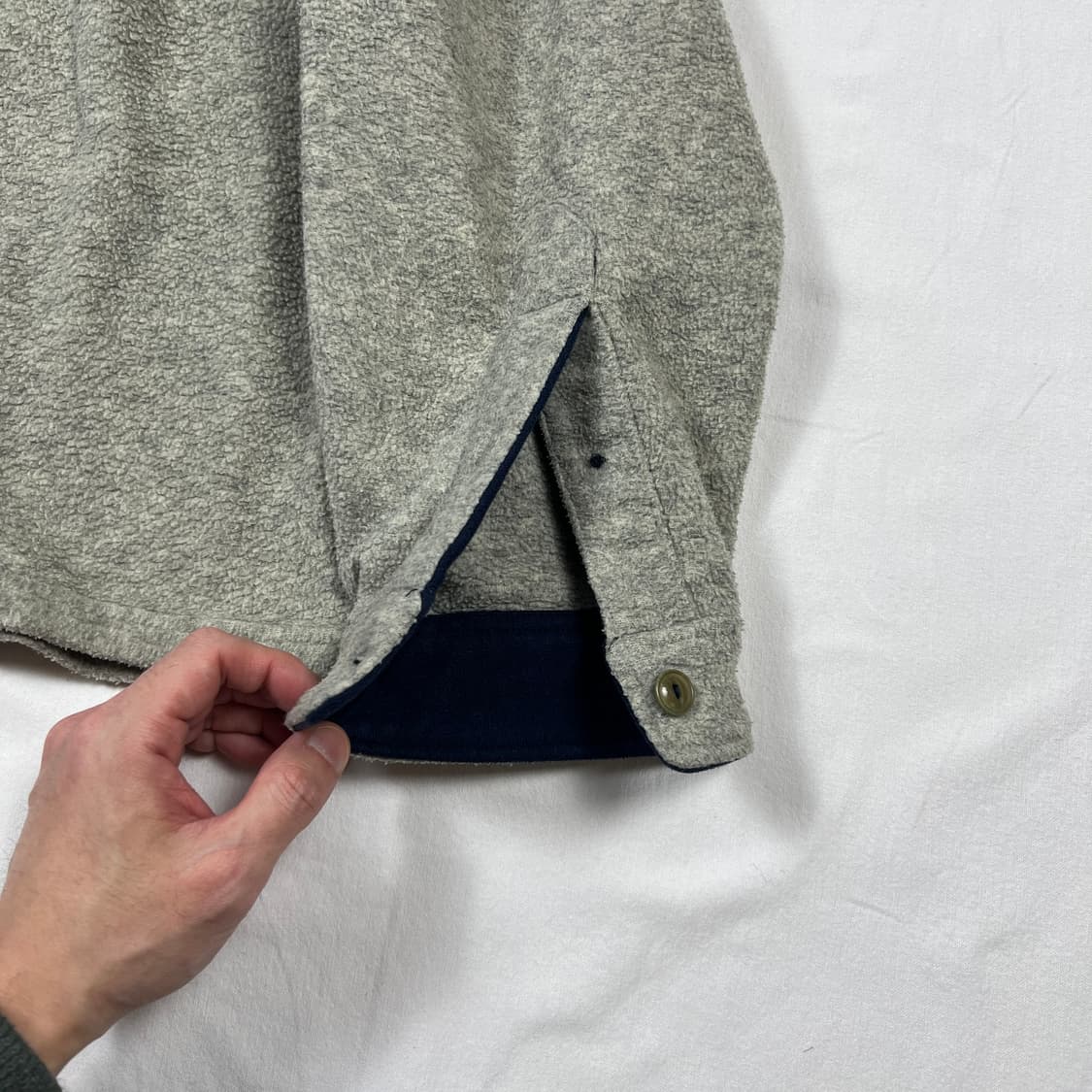 90‘s 폴로스포츠 usa 성조기 포켓 플리스 피케셔츠 상품이미지5