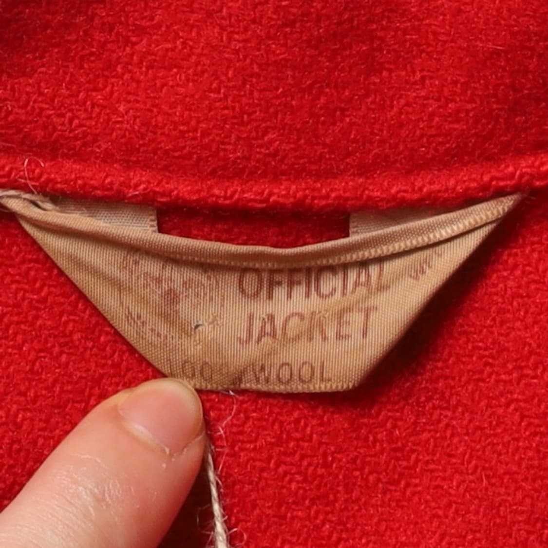 60’s Boy Scouts Of America Red Wool Jack 상품이미지7