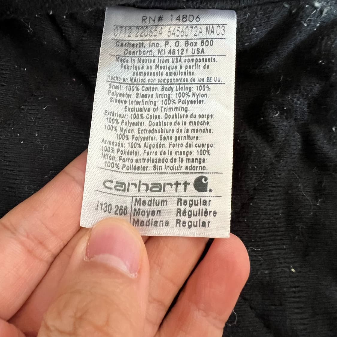 [CARHARTT] 칼하트 J130 액티브 후드 자켓 상품이미지7