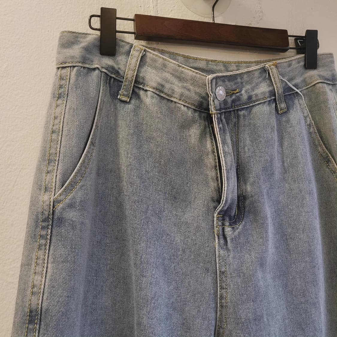 빈티지워싱 롤업 데님팬츠 상품이미지5