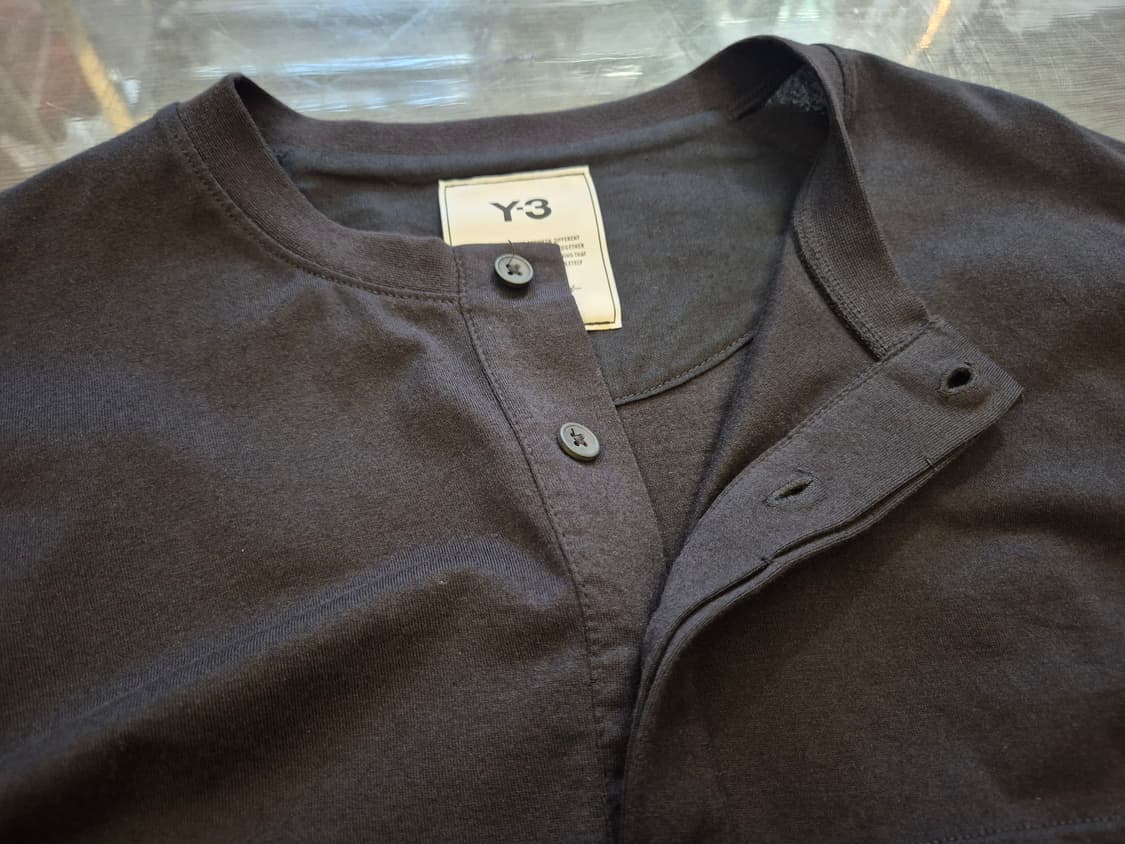 Y-3 요지야마모토 클래식 헨리넥 롱 슬리브 상품이미지3