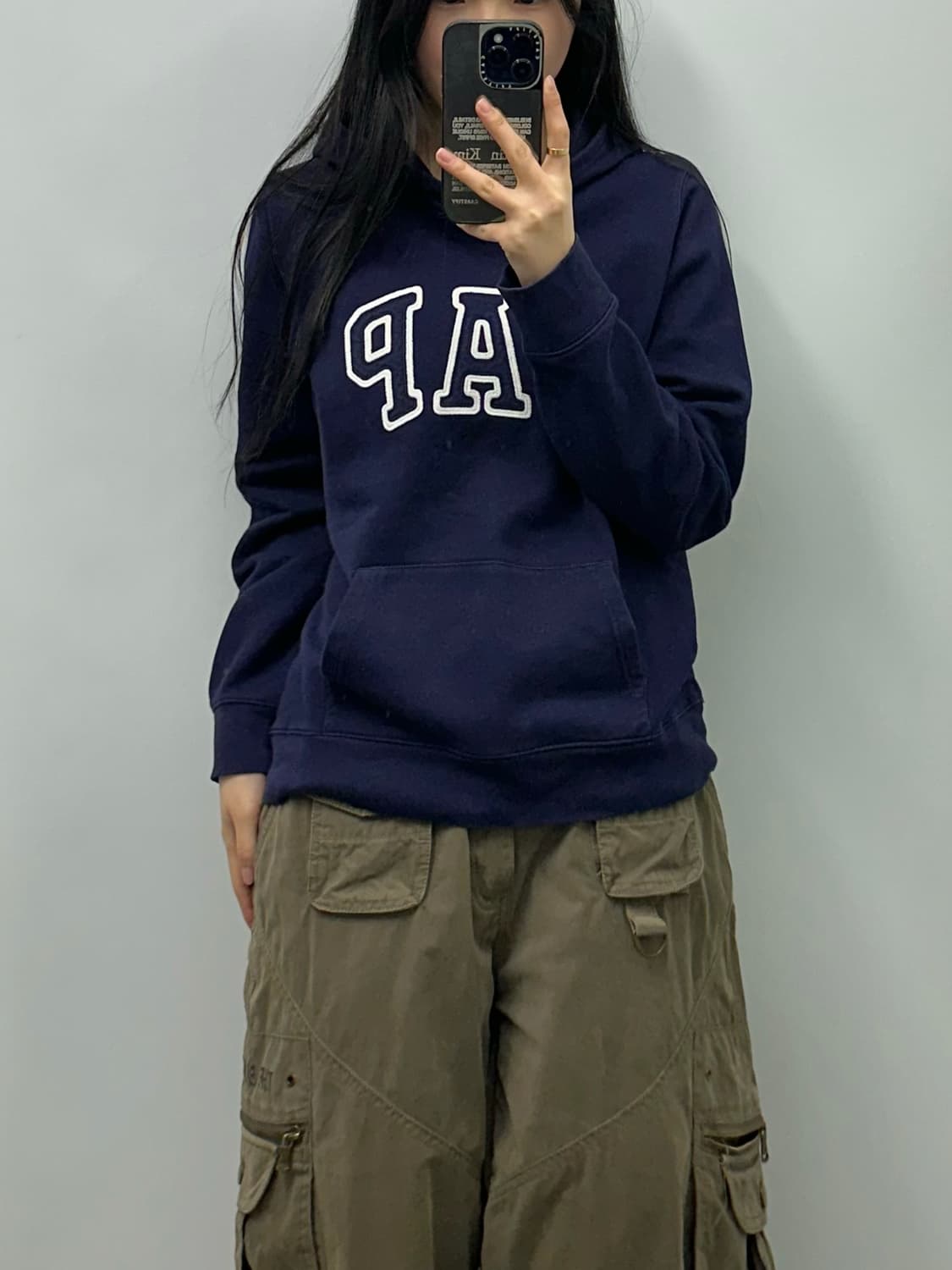 Gap 갭 네이비 후드티 상품이미지1