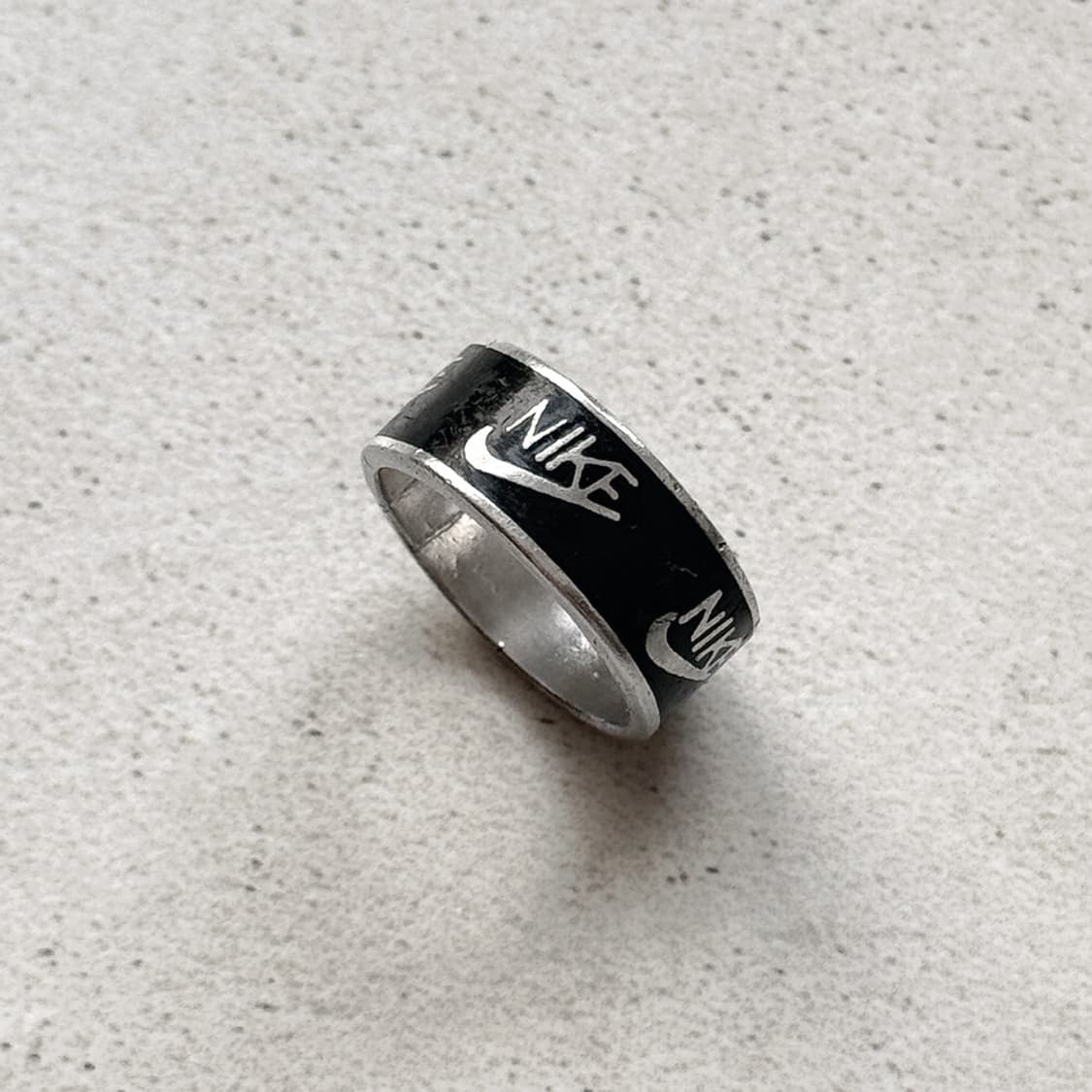 90s Nike 나이키 빈티지 실버 반지 상품이미지3