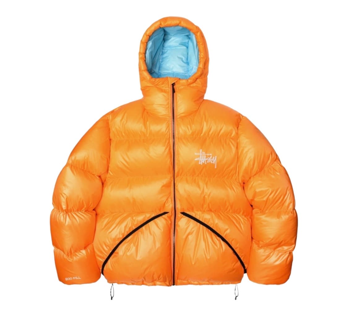 스투시 마이크로 립스탑 다운파카 오렌지 상품이미지1