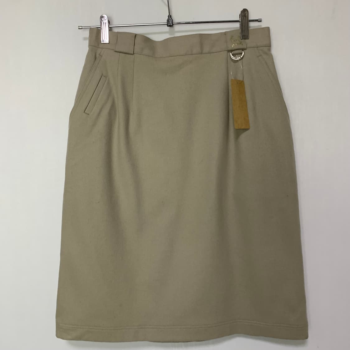 크리스찬 디올 스포츠 빈티지 트임 미디 스커트 그레이 아이보리 L 상품이미지2