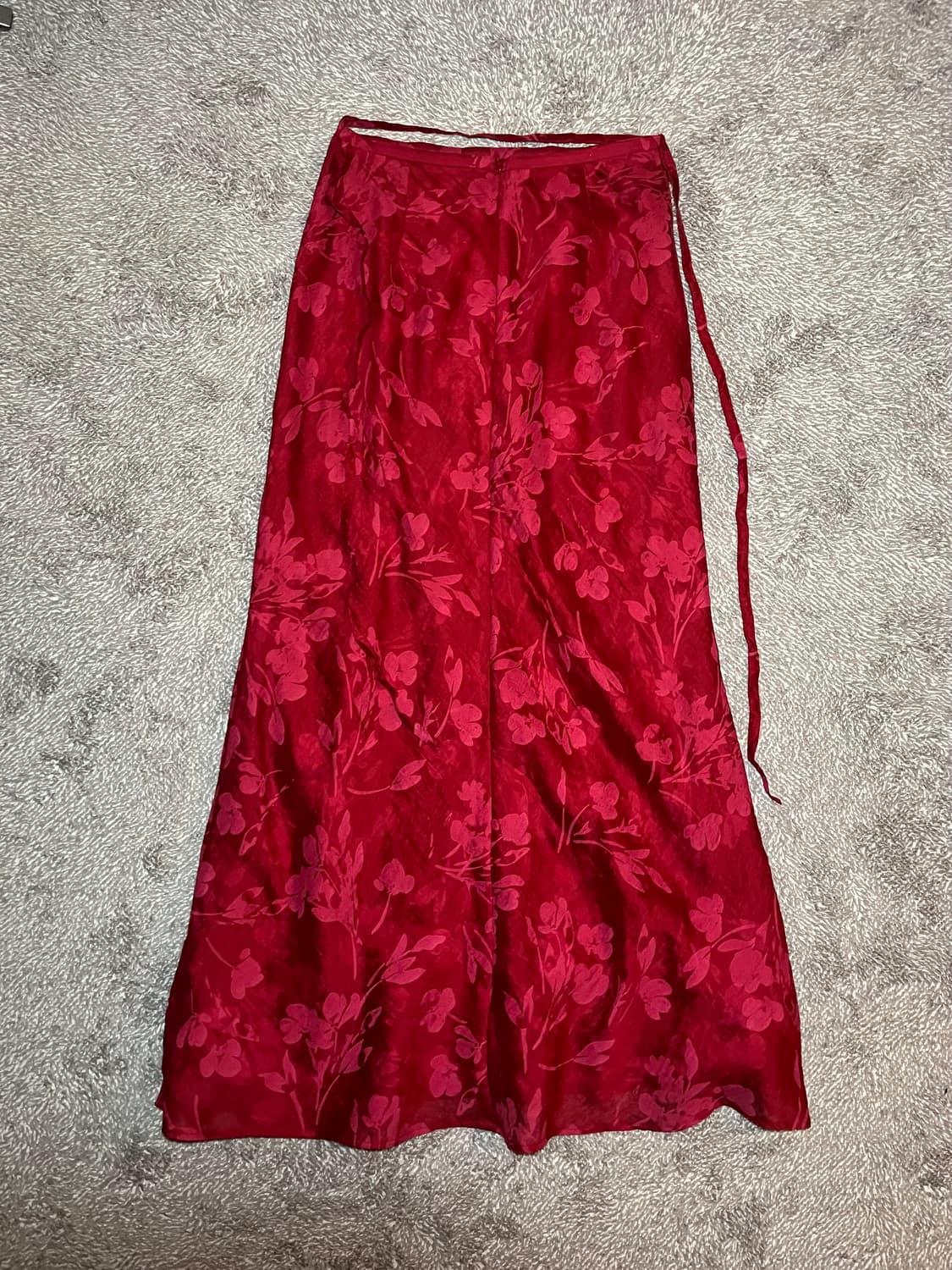 Teak Floral Bias Sheer Long Skirt Size 1 상품이미지7
