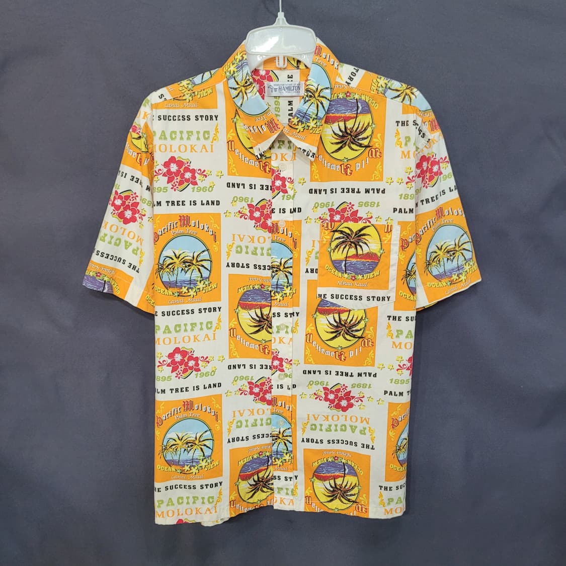 HAMILTON 빈티지 하와이안 셔츠 상품이미지1