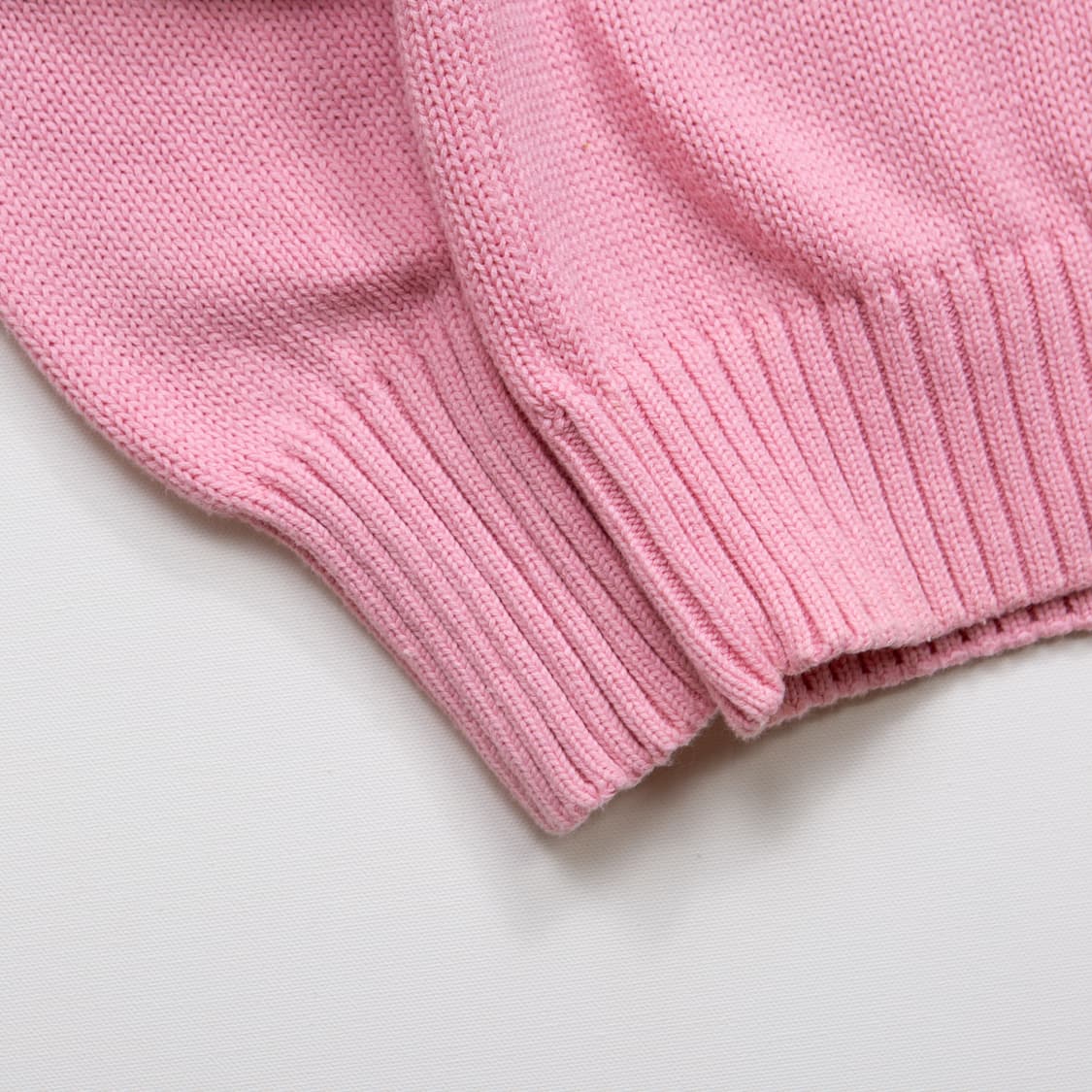 폴로 랄프로렌 코튼 브이넥 스웨터 핑크 상품이미지5