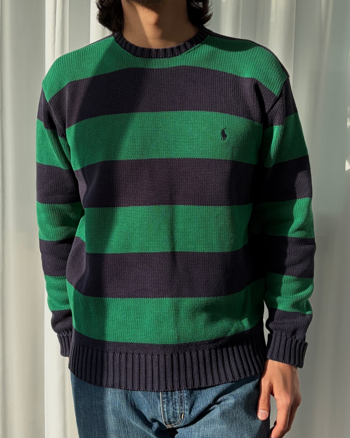 [M]폴로 랄프로렌 스트라이프 코튼 니트 상품이미지2