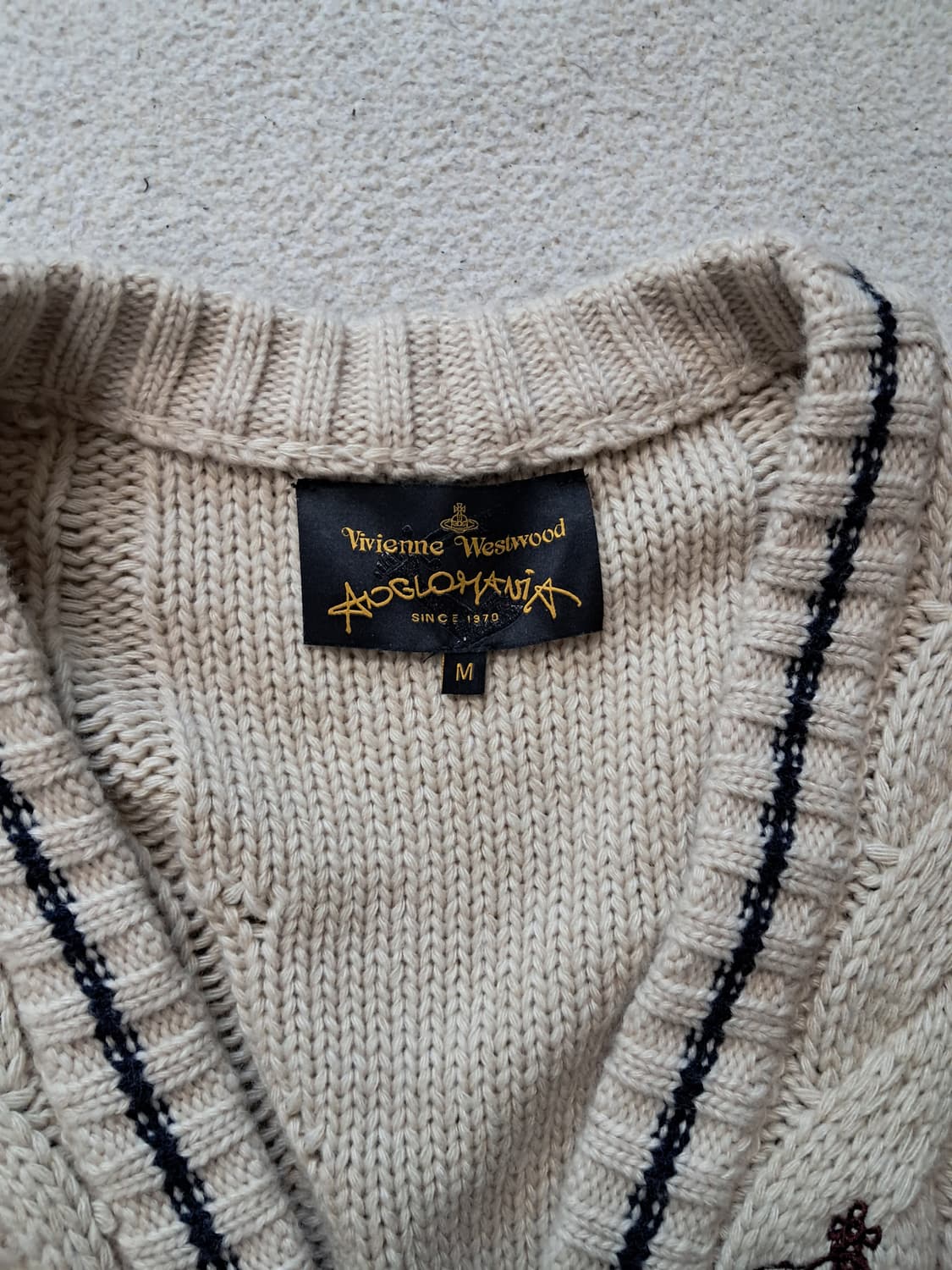 Vivienne Westwood 앵글로매니아 베아 울 실크니트 상품이미지3