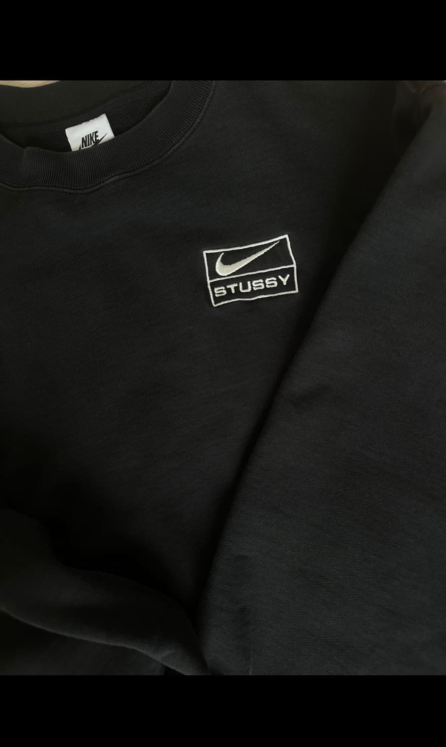 나이키 스투시 nrg 맨투맨 블랙 (M) 상품이미지1