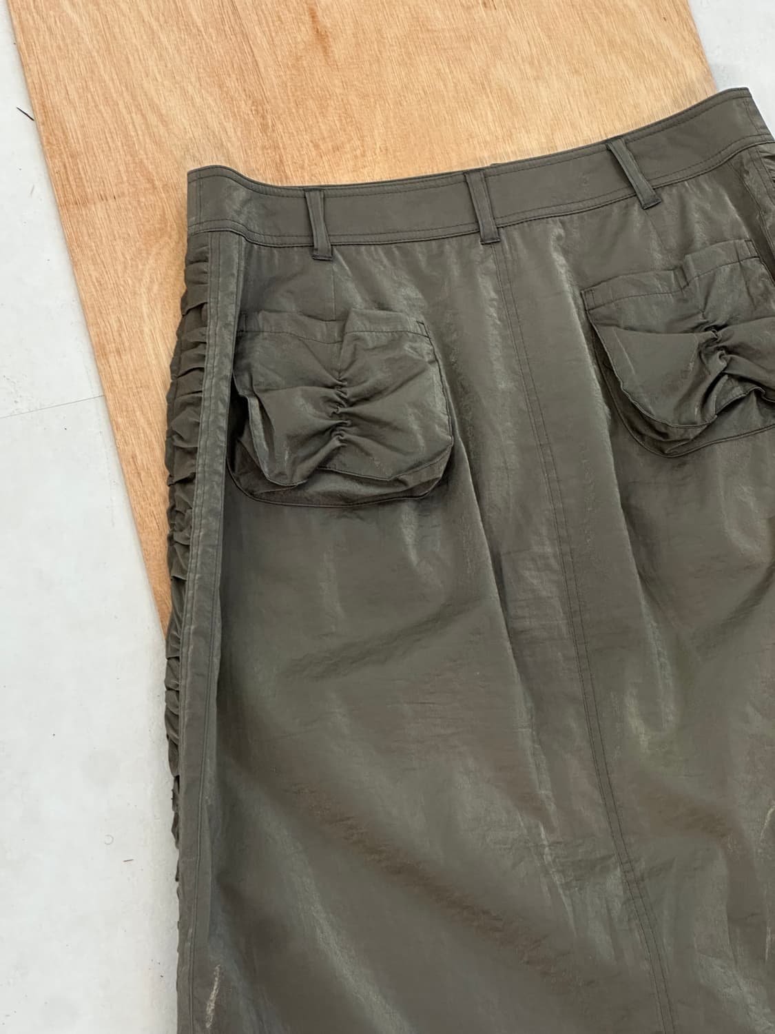 [Hiroko Koshino] side shirring skirt 상품이미지8