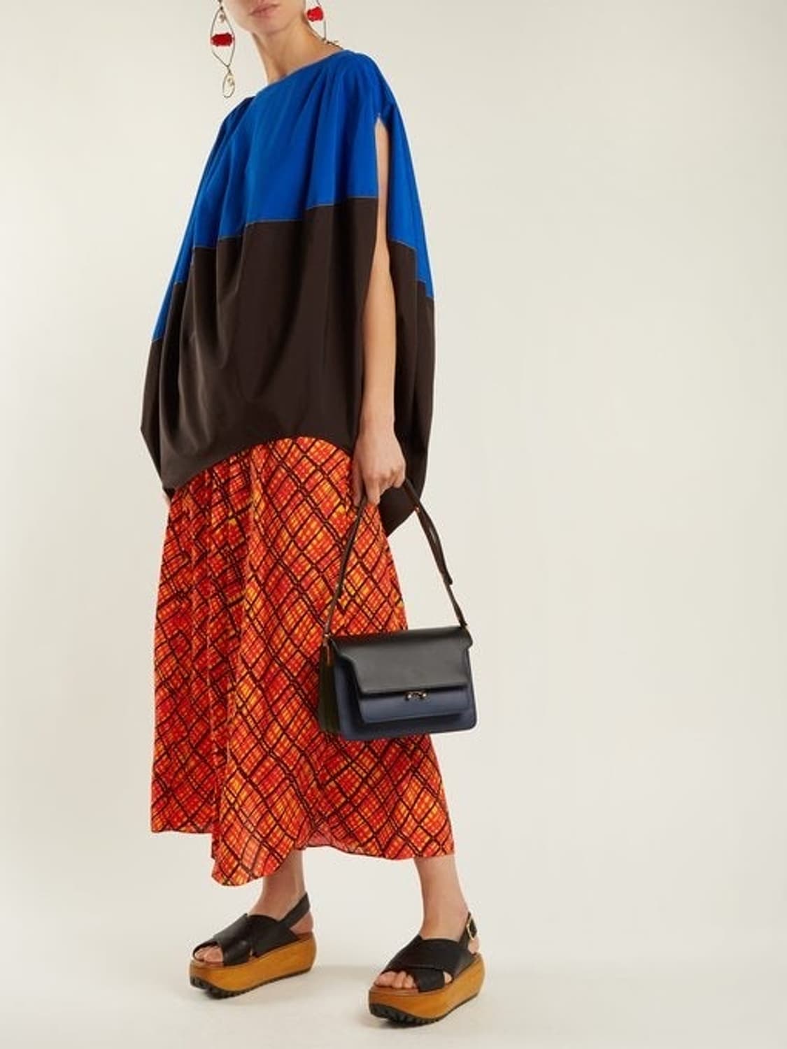 마르니 트렁크백(SBMPN09NO3) 미디움 블루 새상품 상품이미지4