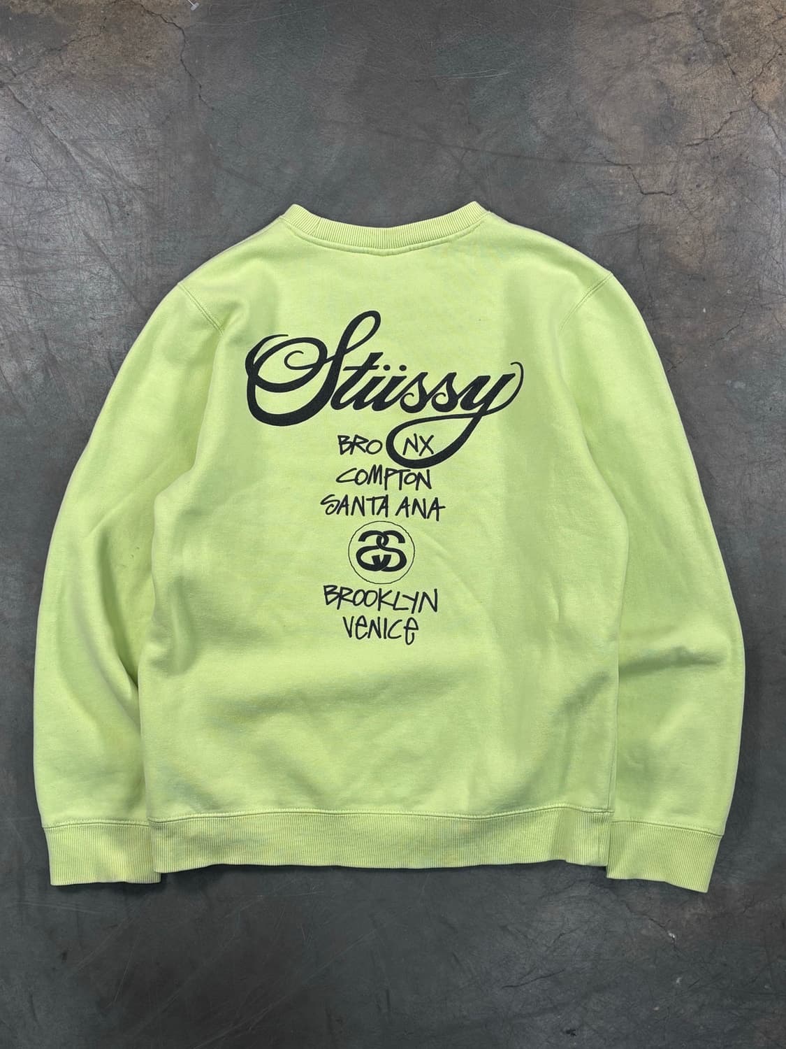 재팬 스투시 월드투어 스웻셔츠 상품이미지5