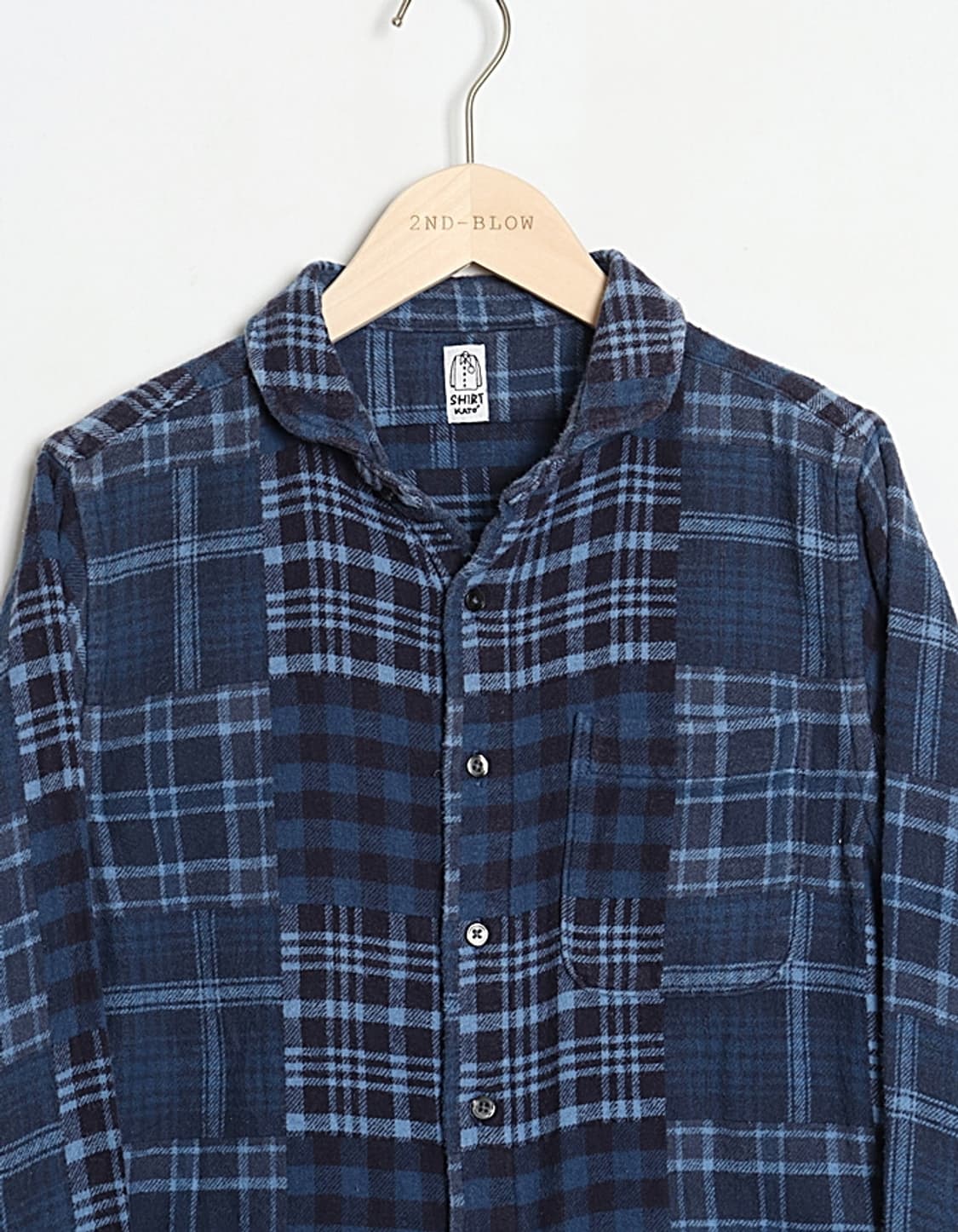 SHIRT KATO' Patch Work Flannel Shirts 상품이미지2