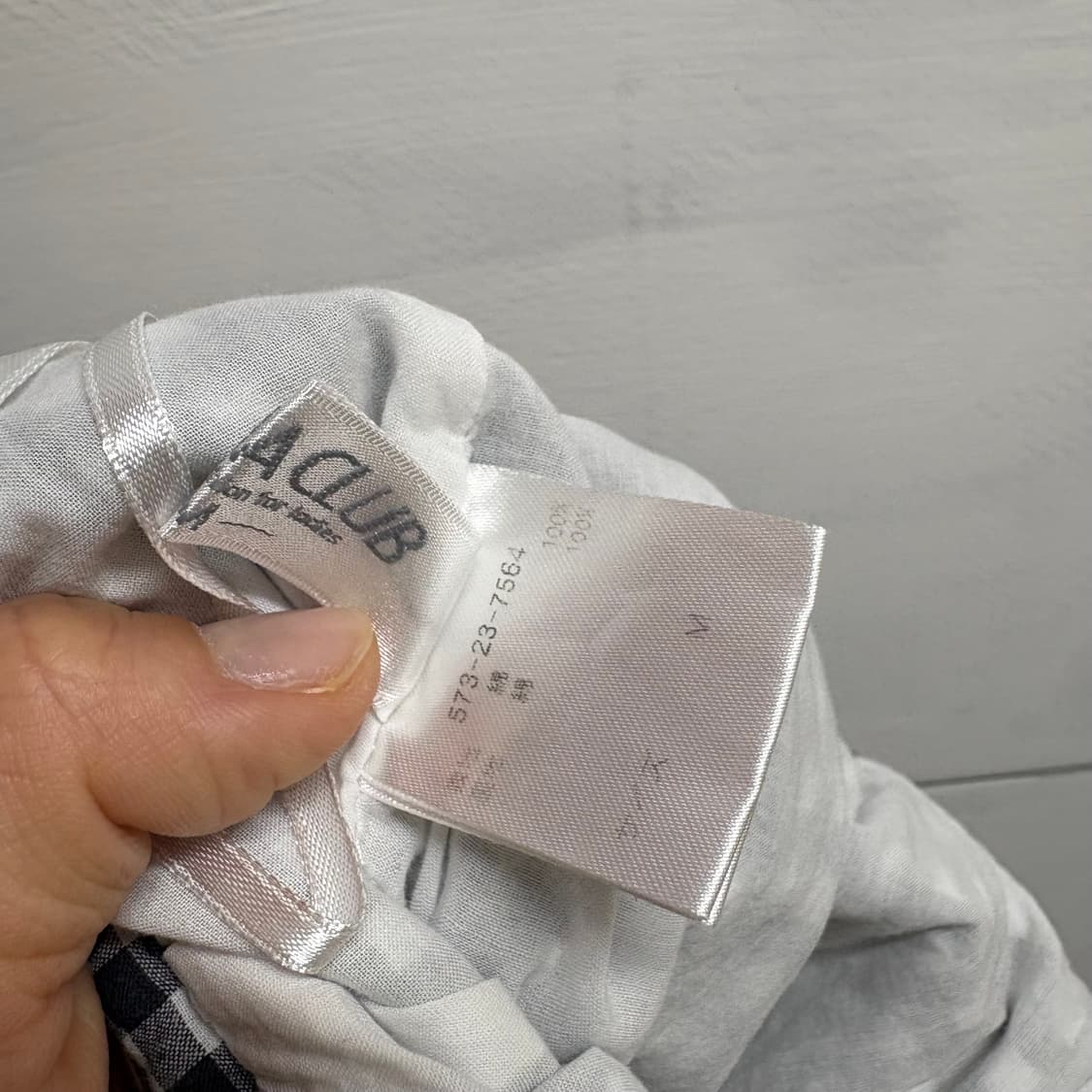 코튼 깅엄 체크 모리걸 미디 스커트 JPN 상품이미지4