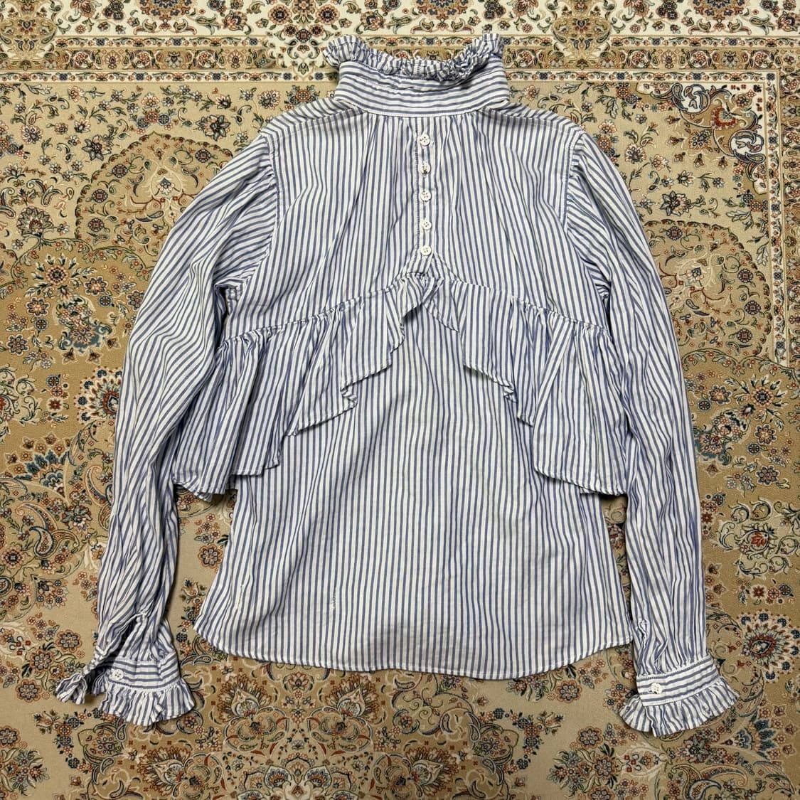 캐피탈 스트라이프 프릴 셔츠 Kapital Frill shirts 상품이미지2