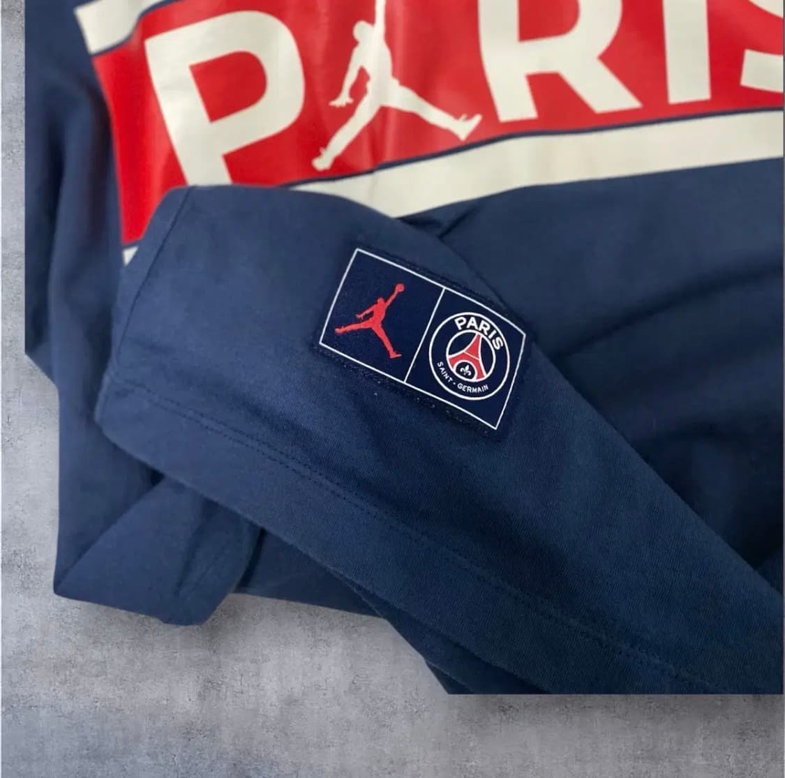 조던X 파리 생제르맹 워드마크 티셔츠 L-XL 상품이미지2