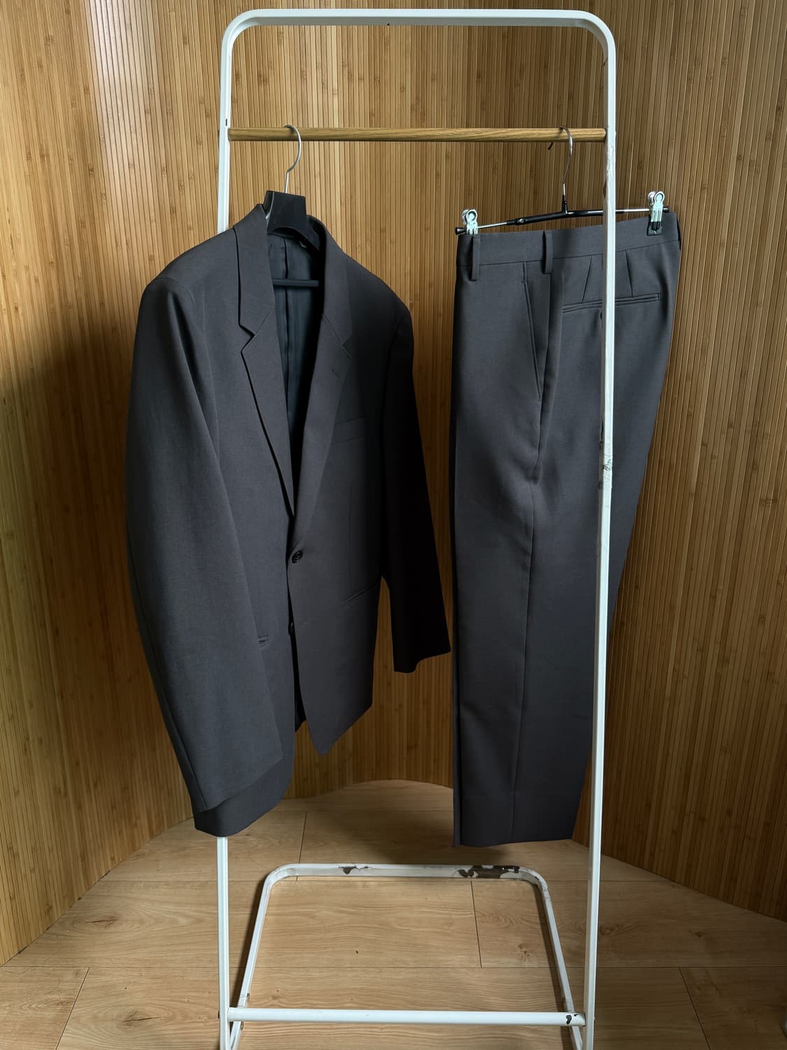 유니클로 U 그레이 셋업 상품이미지1