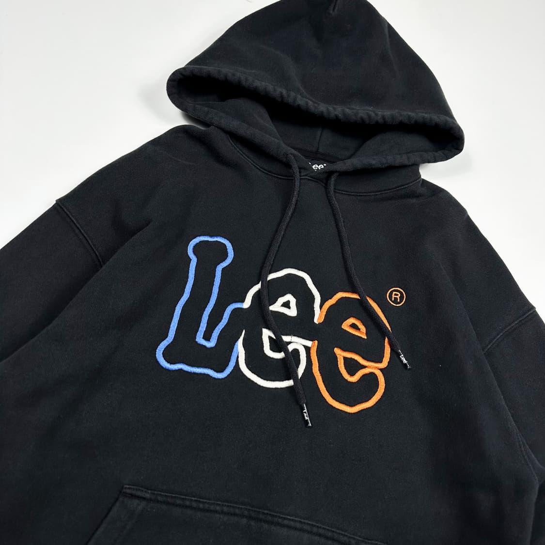 LEE 리 빅로고 후드티  실측L 상품이미지4