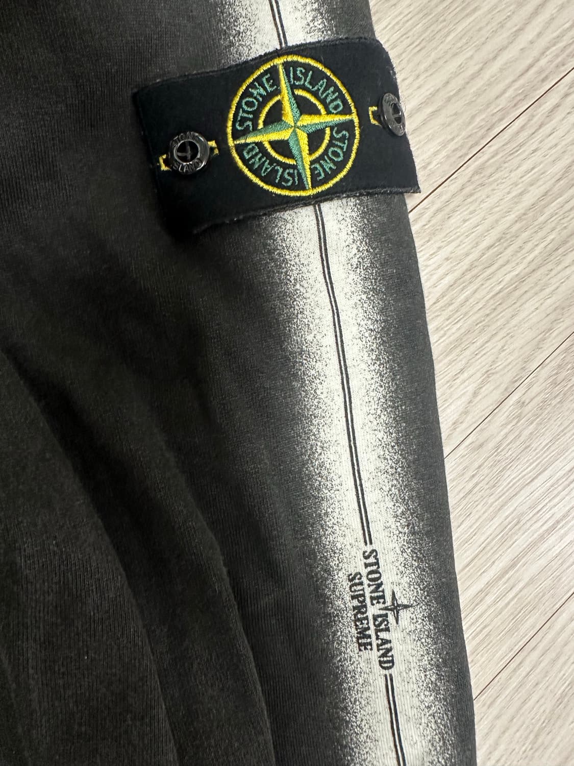 S 슈프림 x 스톤아일랜드 스웨트팬츠 블랙 상품이미지5