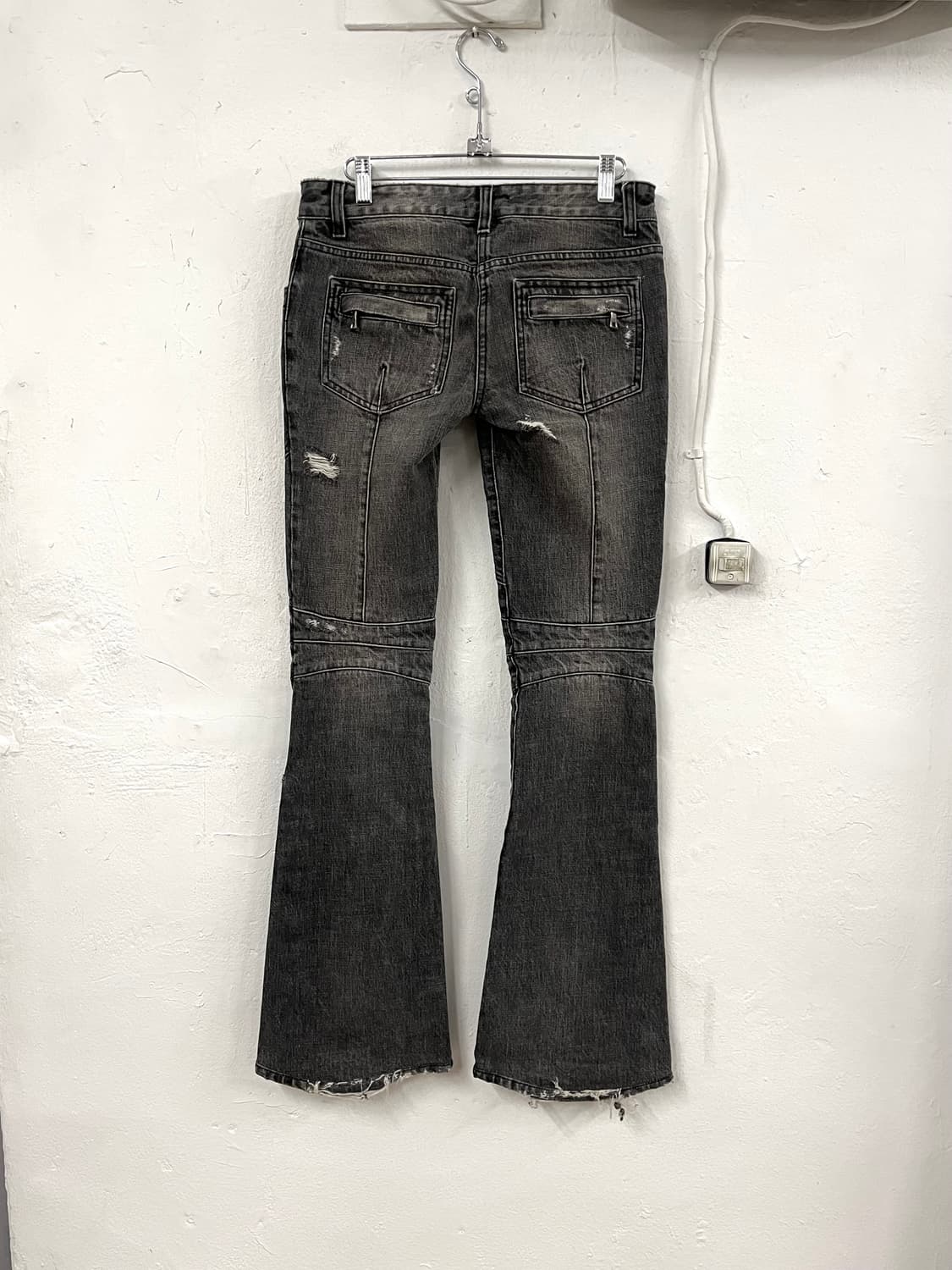 발망 2010FW 데카르넹 데님 플레어 바이커 팬츠 상품이미지7