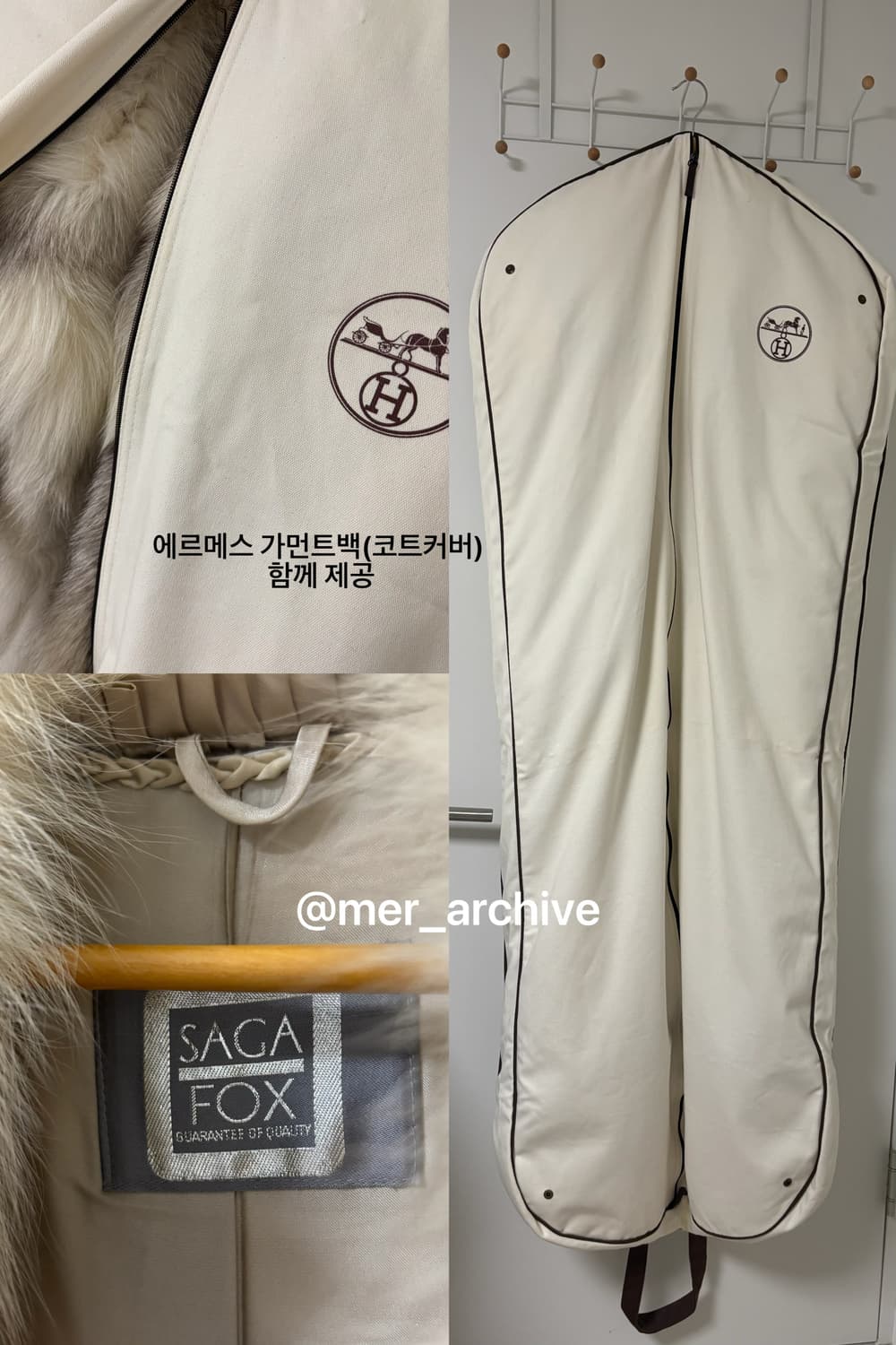 사가폭스 Full-Length Fox fur Coat 폭스 퍼 코트 상품이미지6