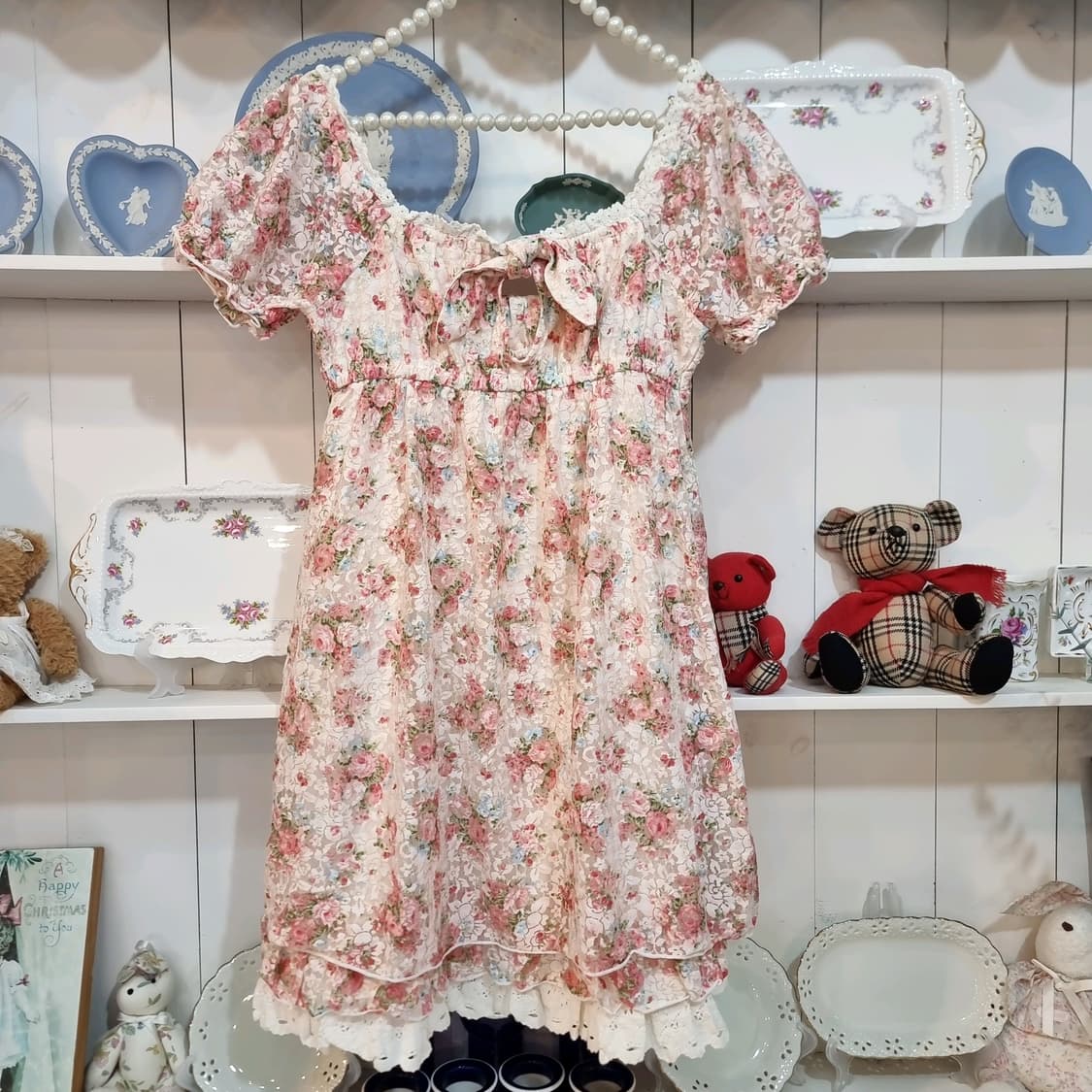 리즈리사(LIZ LISA) 로즈가든 레이스 플라워 원피스 상품이미지8