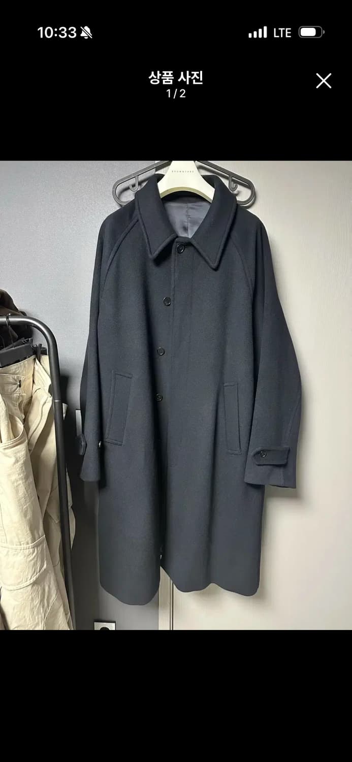 21fw 브라운야드 발마칸 다크네이비 상품이미지1